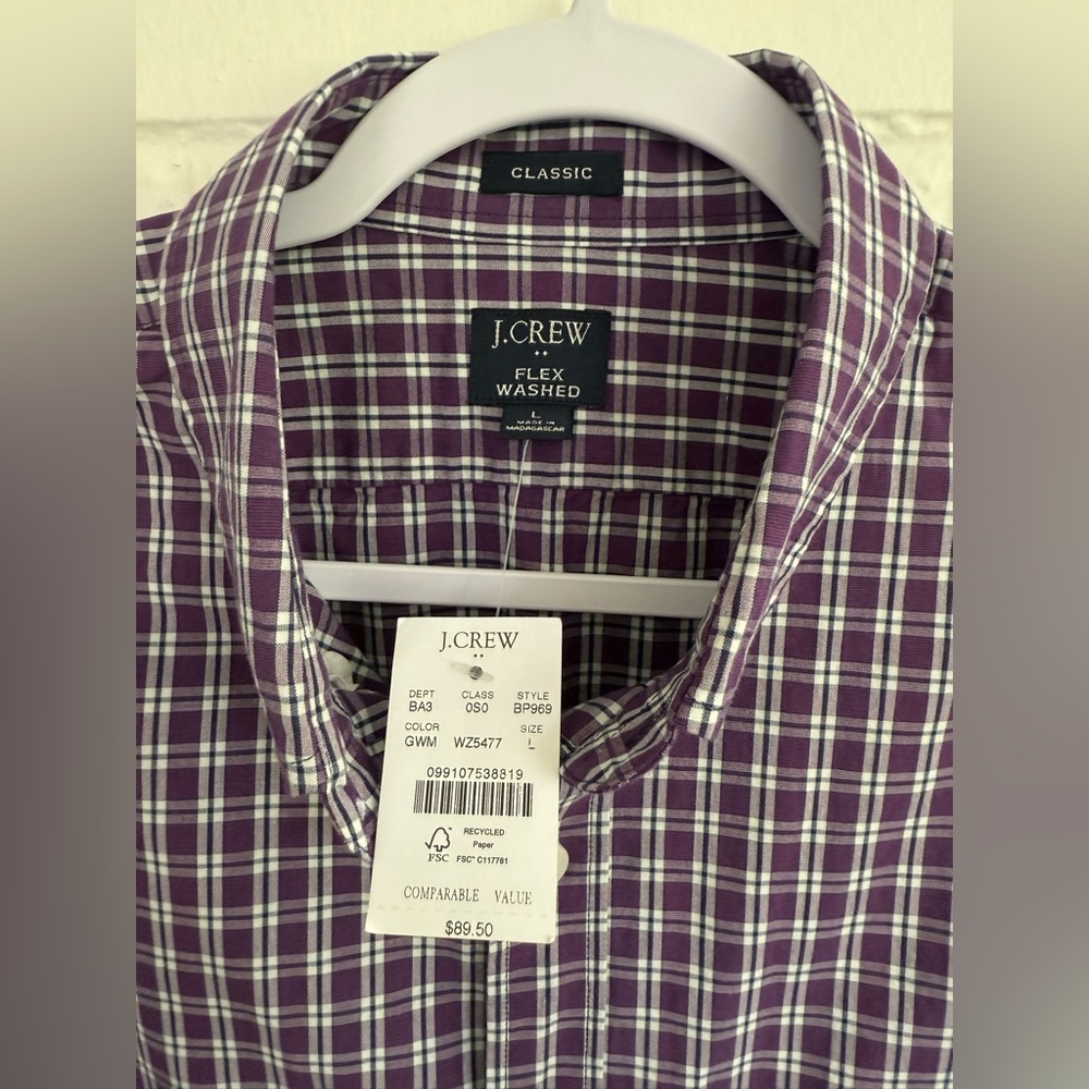 J. Crew Purple Casual Button Down Shirt